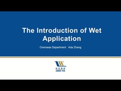 การใช้แบบเปียก (ผนังติดตัวเองที่ใช้ร่วมกับซีเมนต์เปียก)